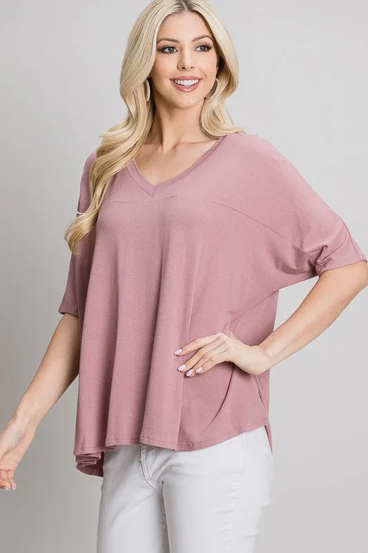 Allie Rose V-Neck Blouse