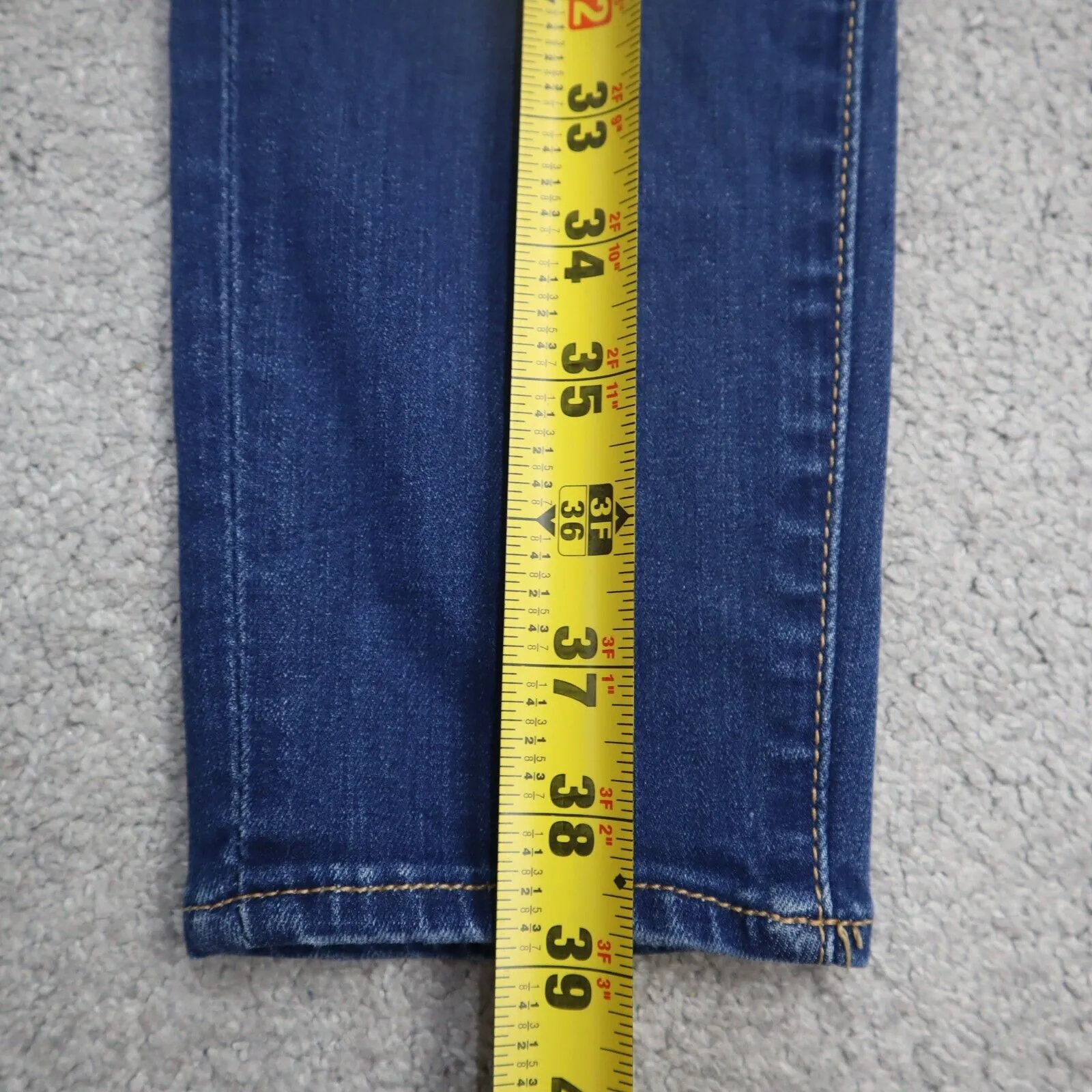 American Eagle Womens Jeans Denim Stretch Skinny Leg Mid Rise Blue Size 4