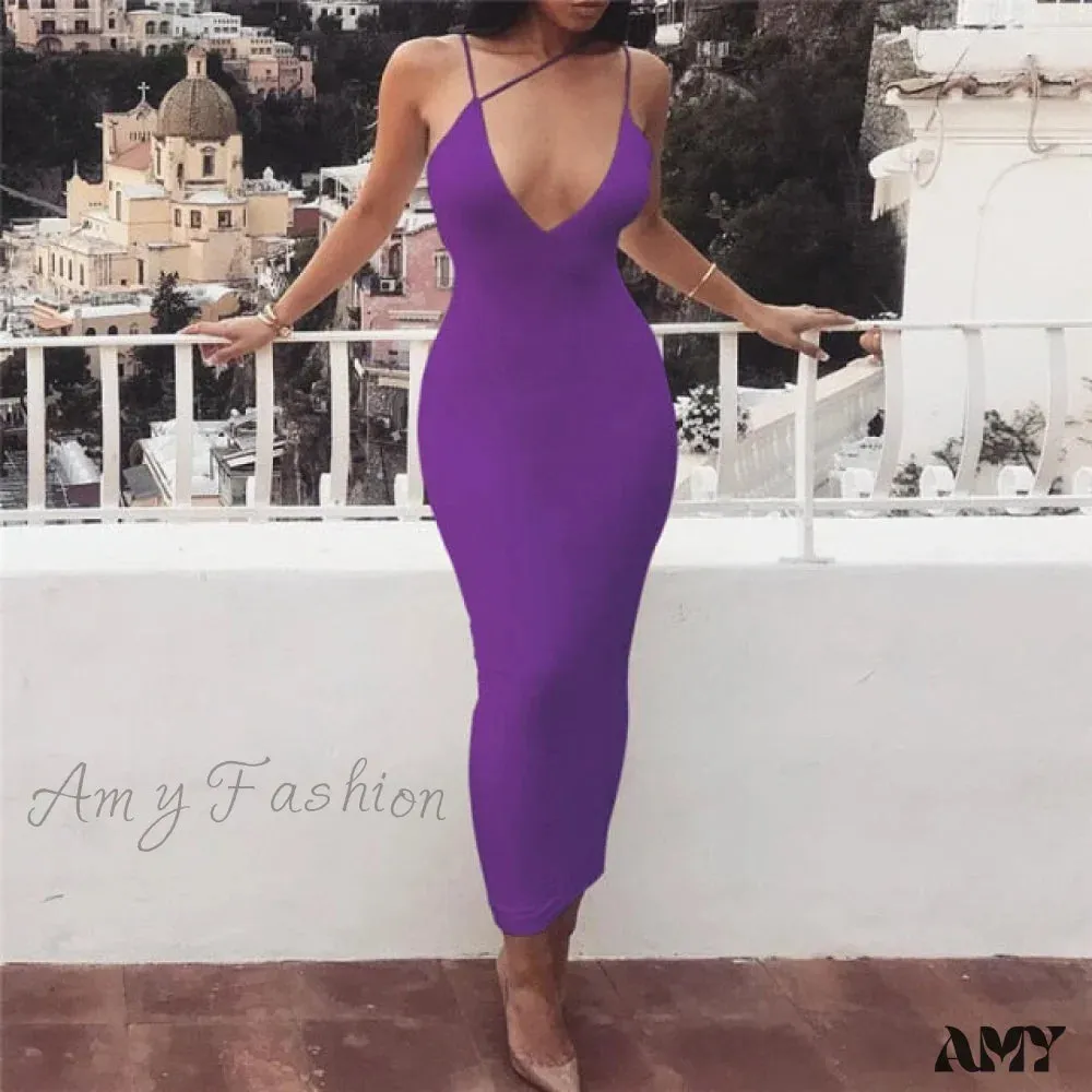 Amy Fashion - Fashion Ladies Long Party Bodycon Dresses