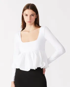 AVIELLE TOP WHITE