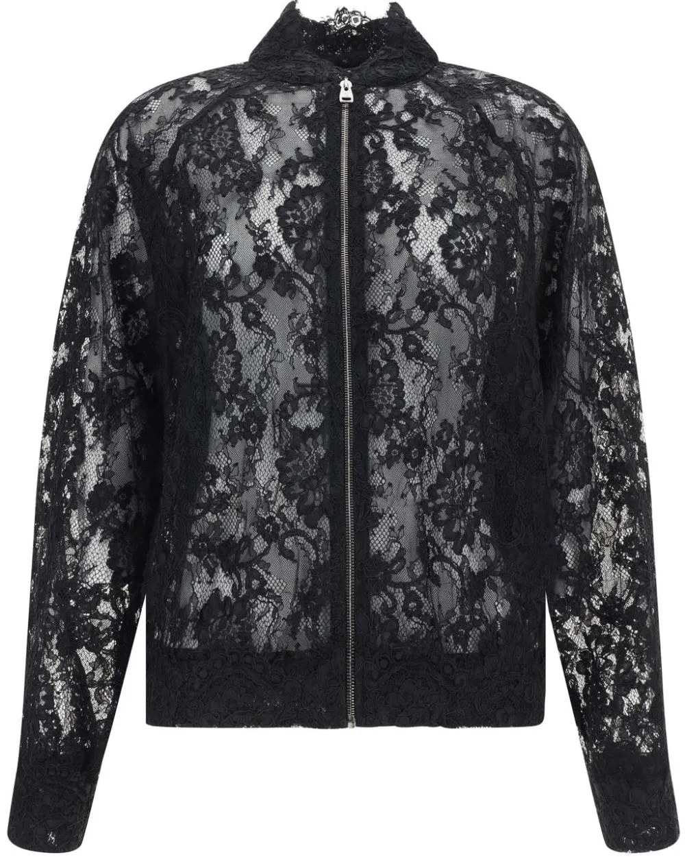 Black Giacca Modello Bomber Jacket