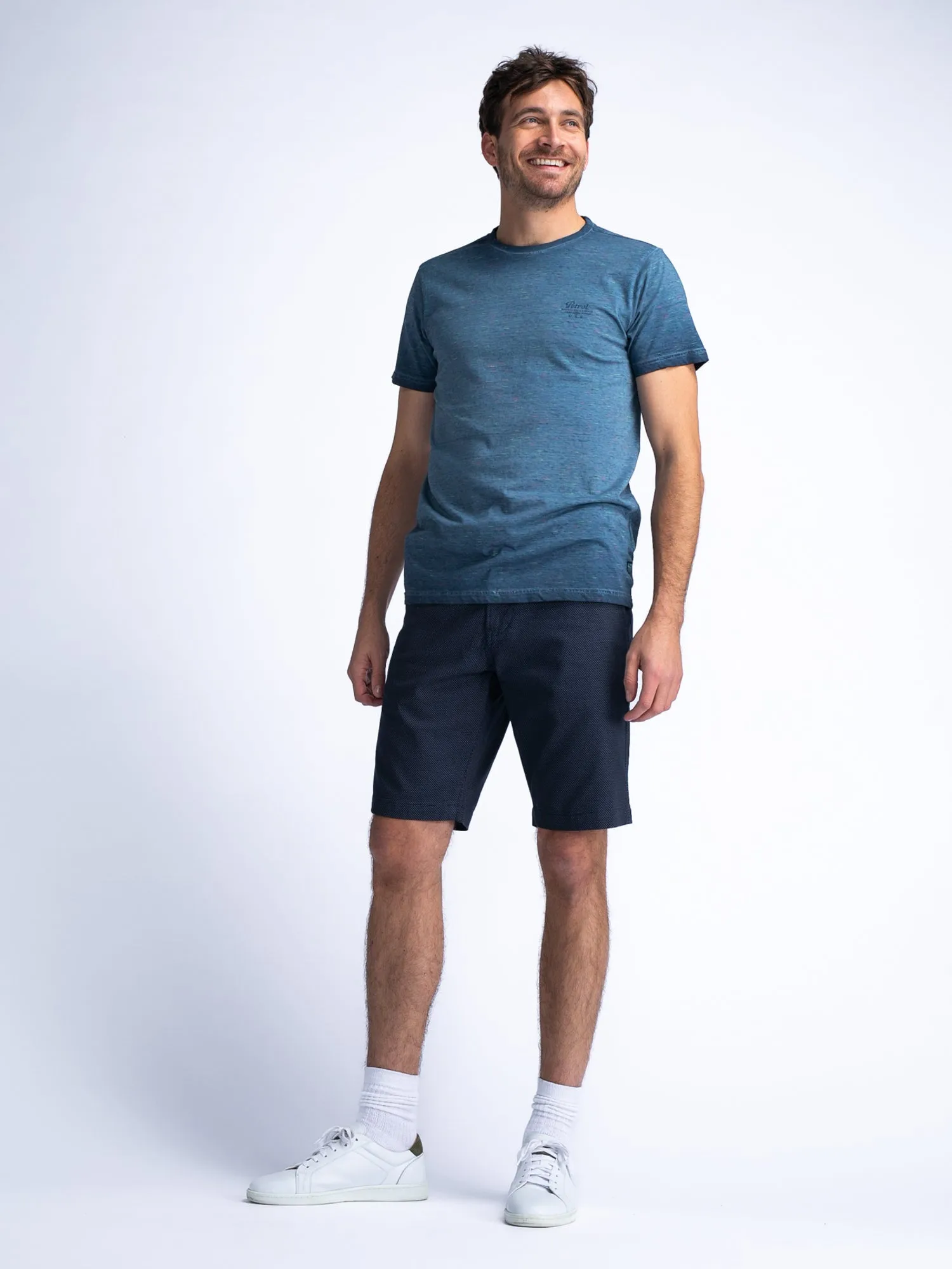 Chino Shorts with Belt Breezeify