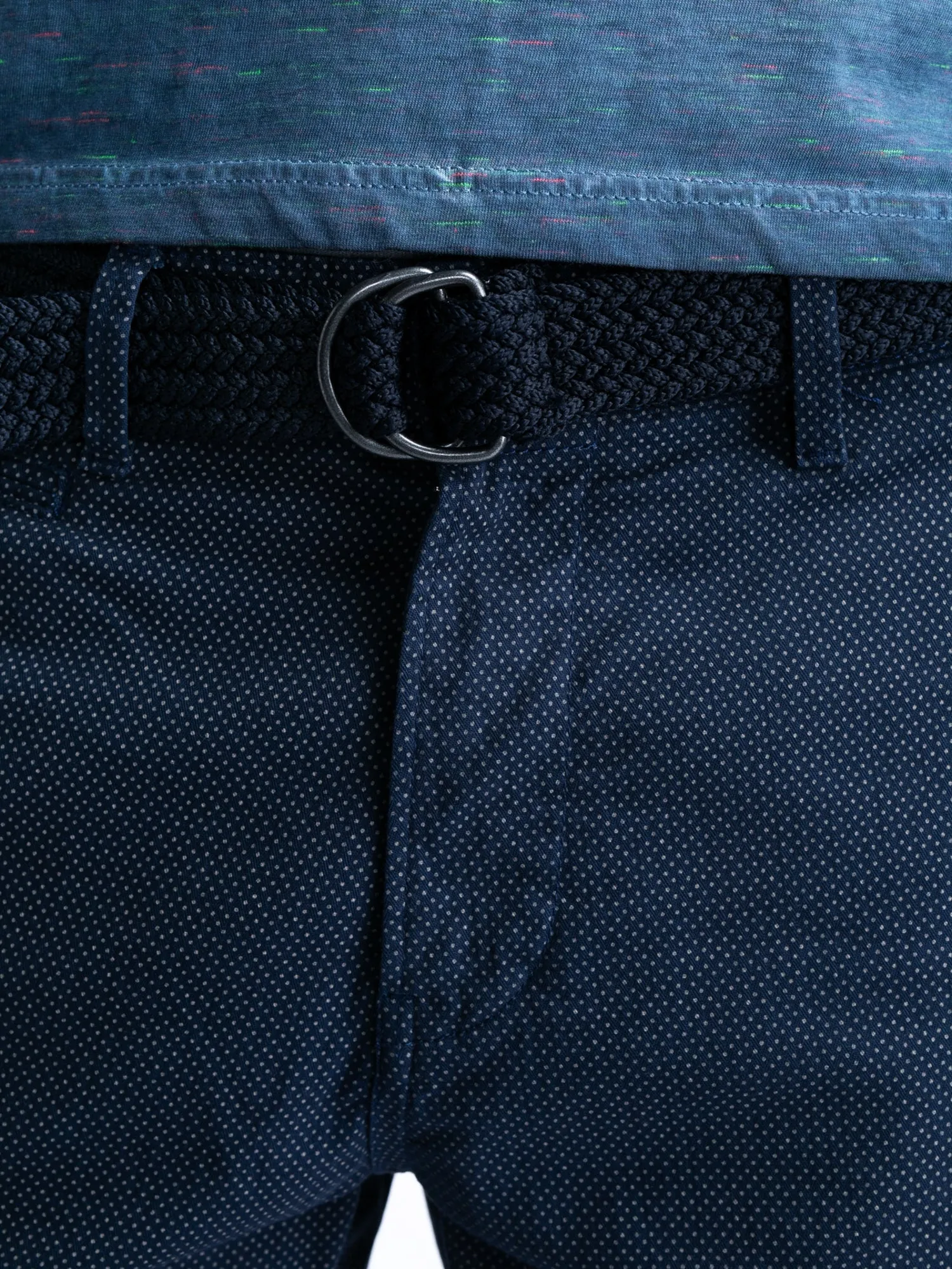 Chino Shorts with Belt Breezeify