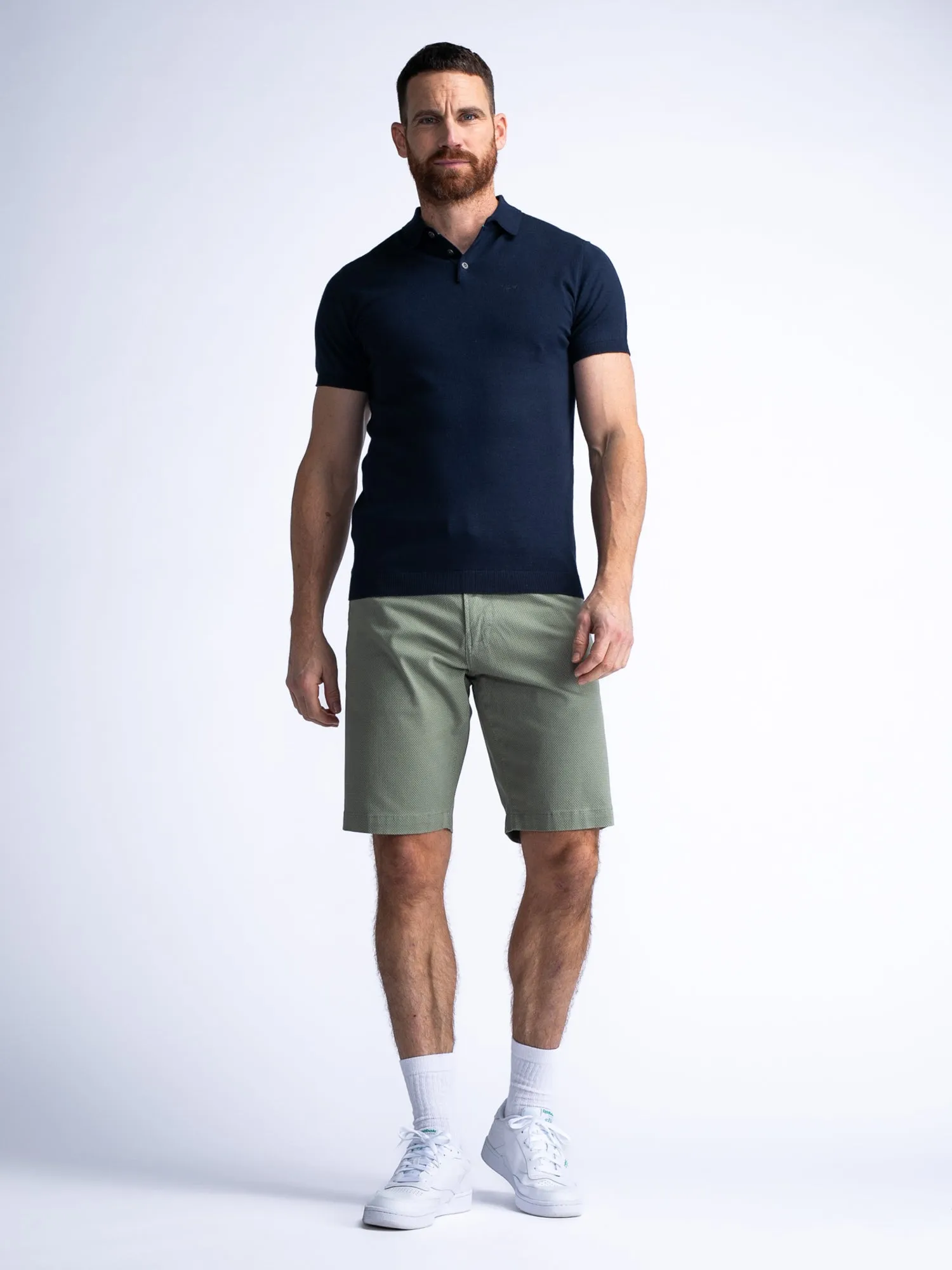 Chino Shorts with Belt Breezeify