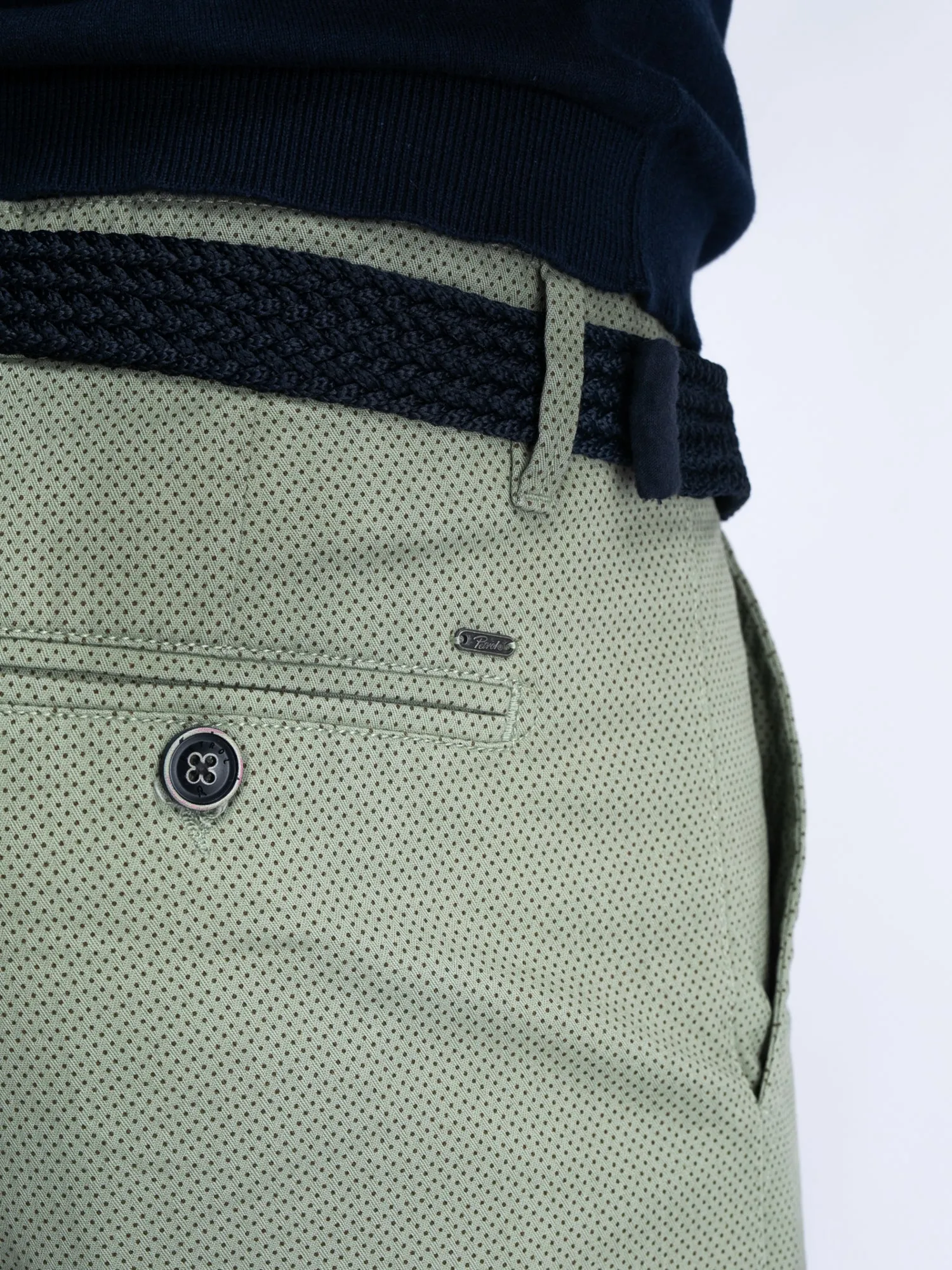 Chino Shorts with Belt Breezeify