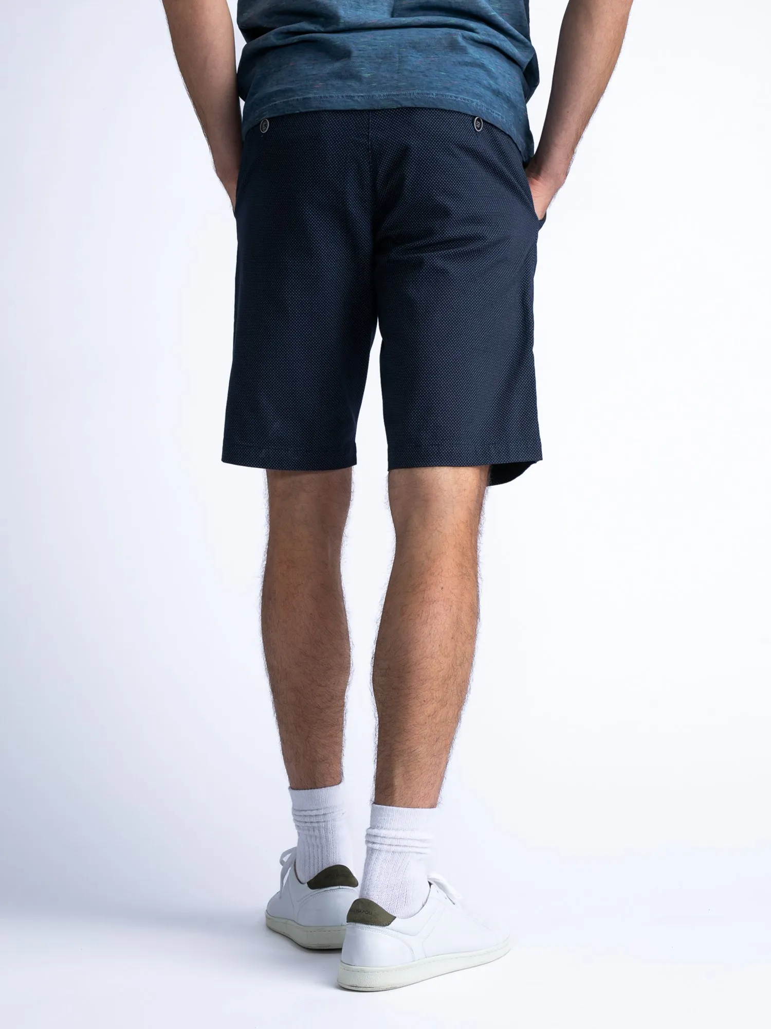 Chino Shorts with Belt Breezeify