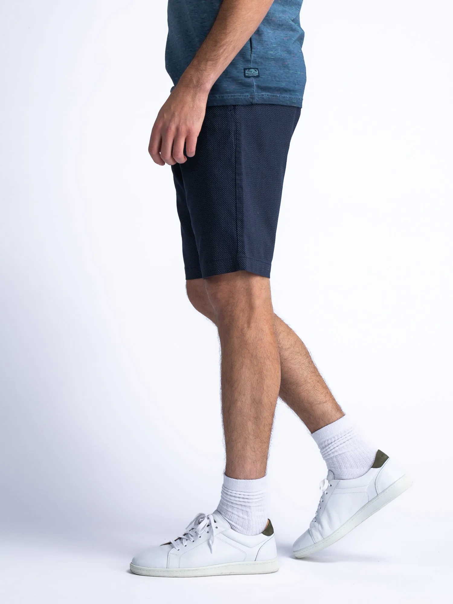 Chino Shorts with Belt Breezeify