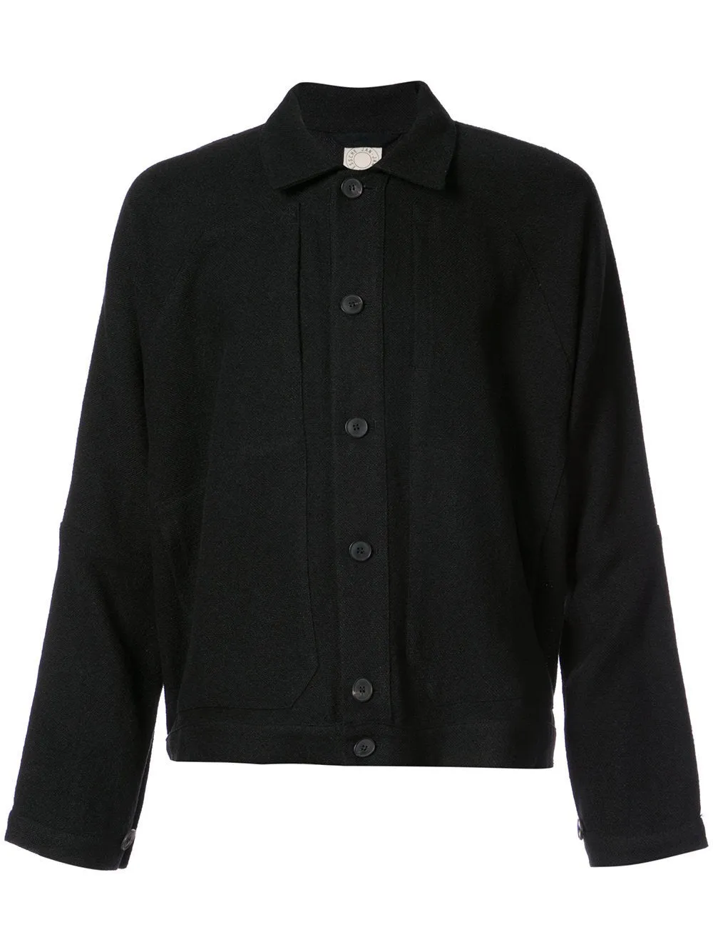 Deep Black Jutte Loose Jacket