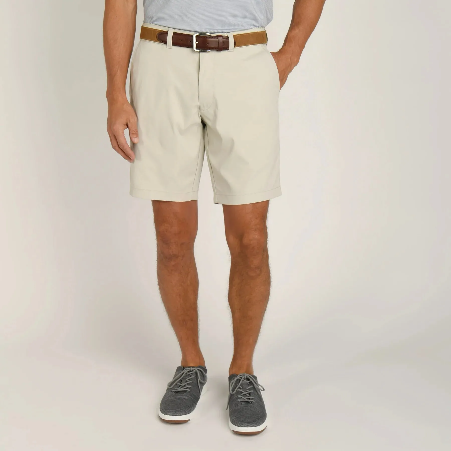 Duck Head 9" Long Drive Shorts - Gray