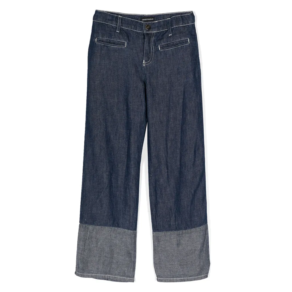 Emporio Armani Junior J01 Wide Leg Jeans