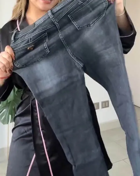 Figurformende Skinny-Jeans mit Po-Lifting-Effekt