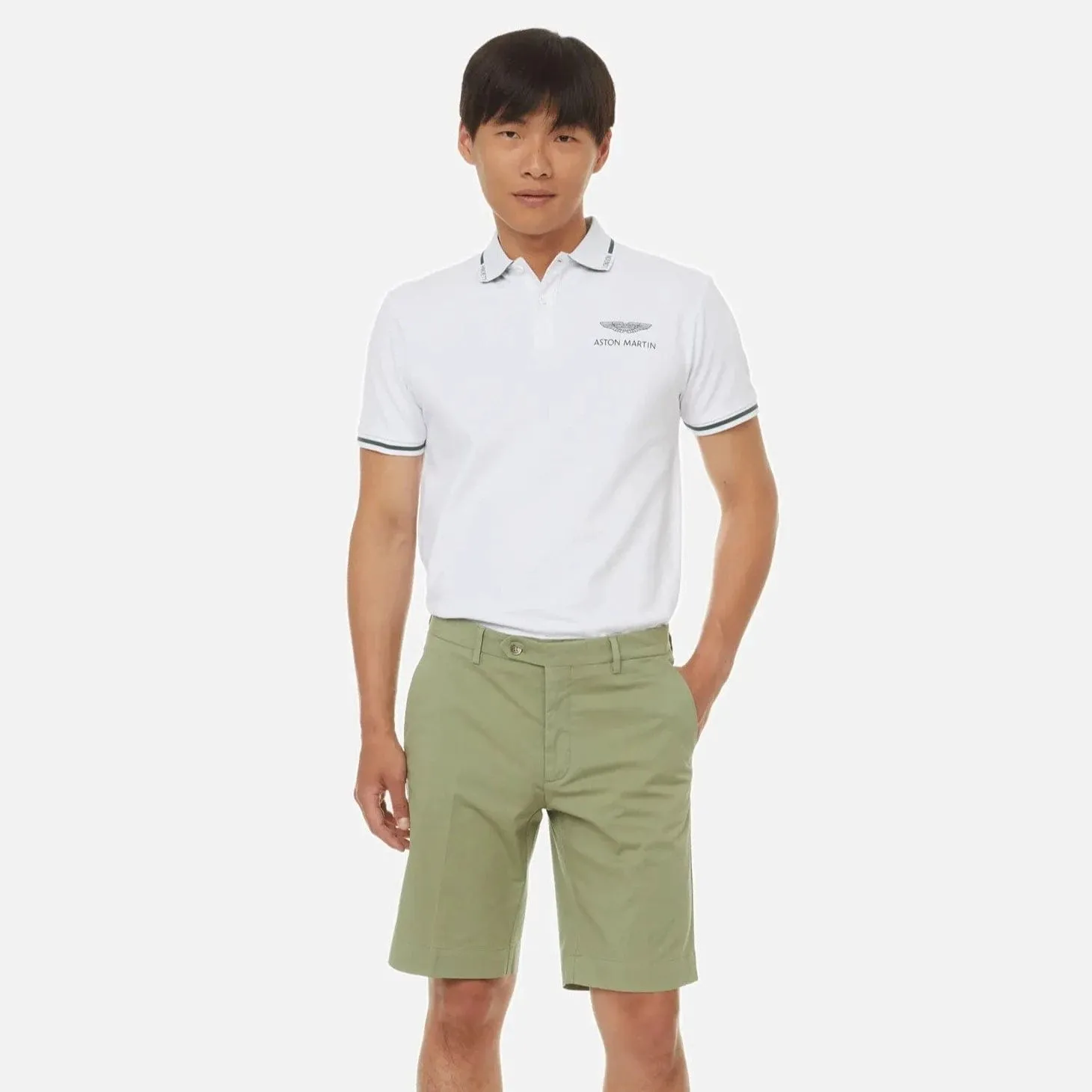 Hackett Kensington Shorts Dusty Green