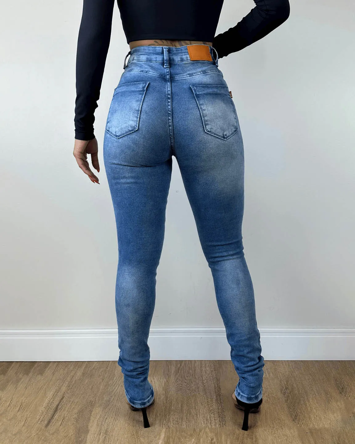 High-Rise Becky-Jeans