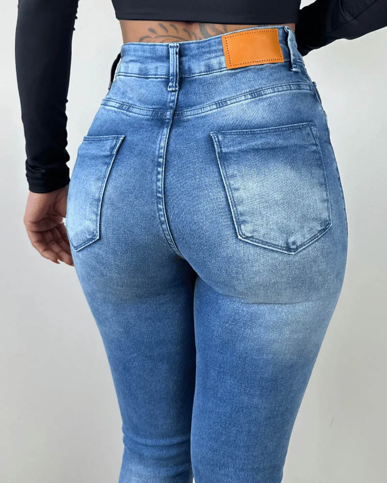 High-Rise Becky-Jeans