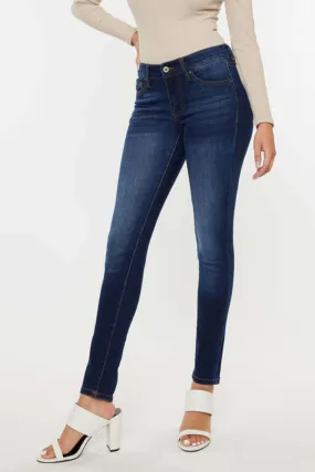 Kancan Mid Rise Gradient Skinny Jeans