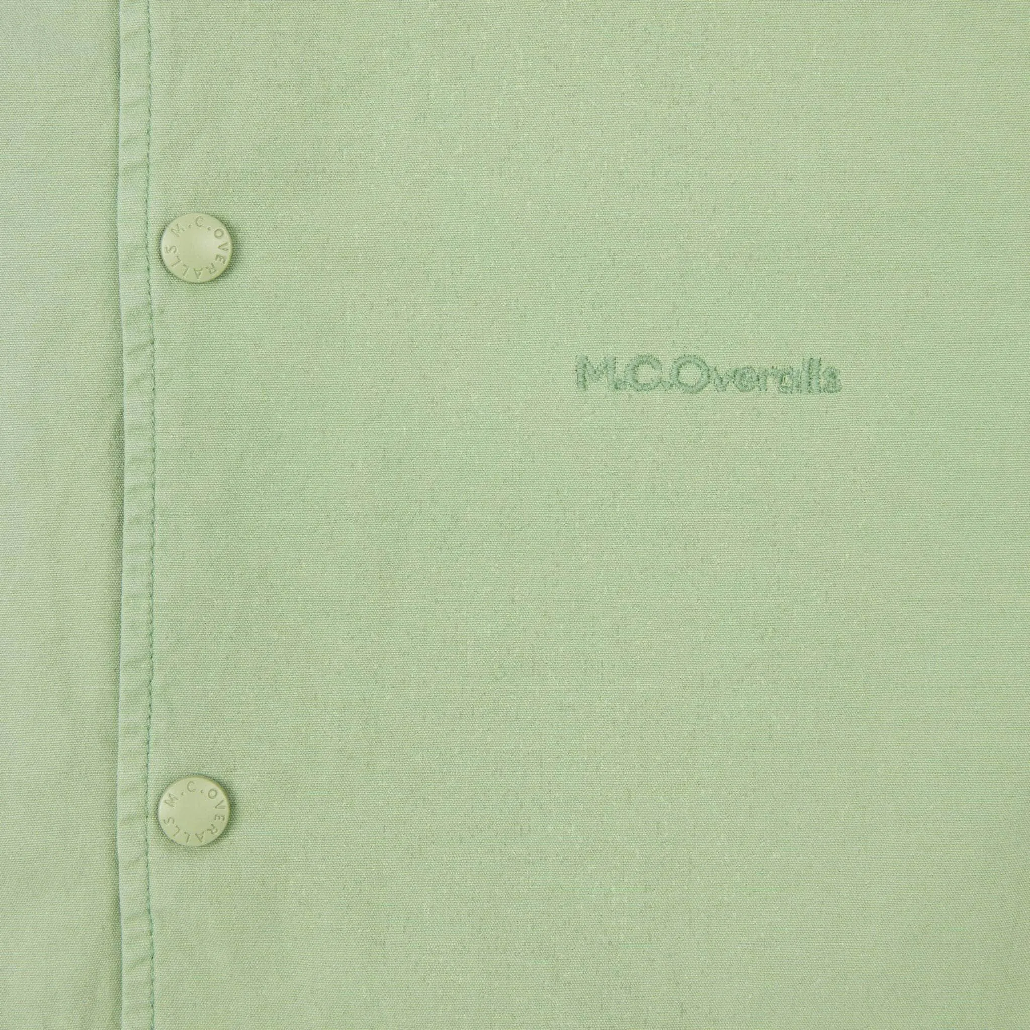 Lightweight Cotton Coach Jacket Dark Mint