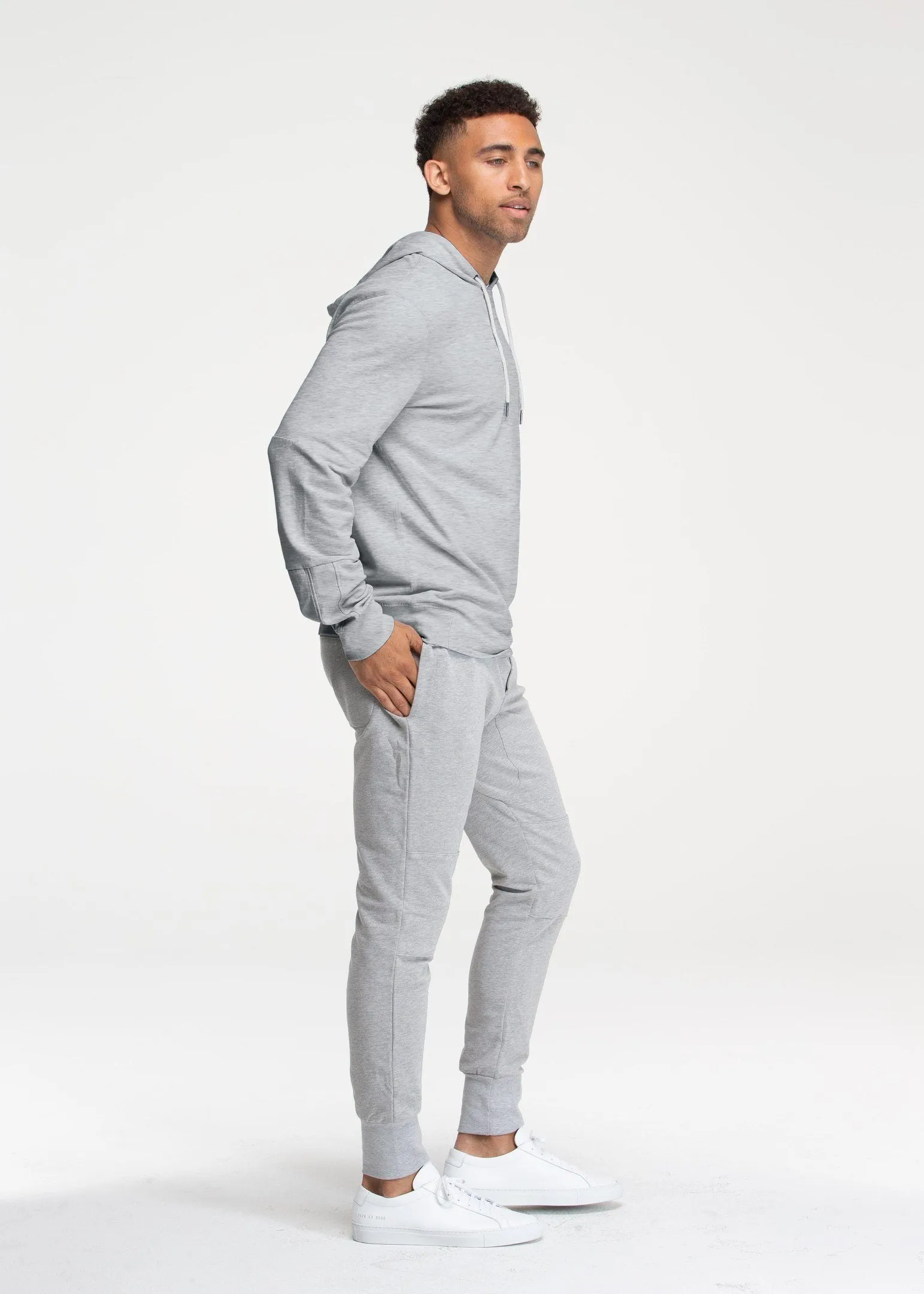 Lightweight SWET-Hoodie | Heather Grey