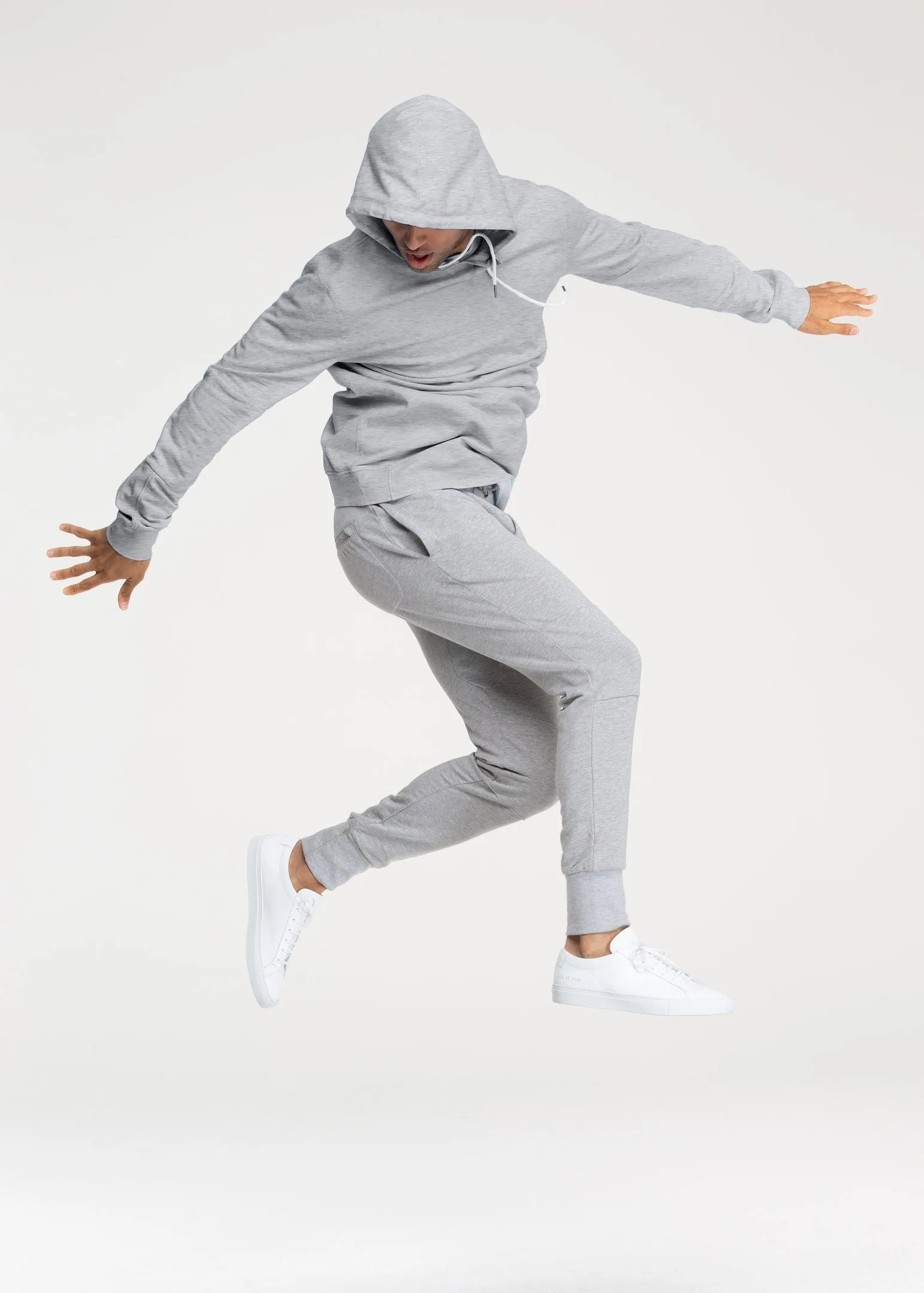 Lightweight SWET-Hoodie | Heather Grey