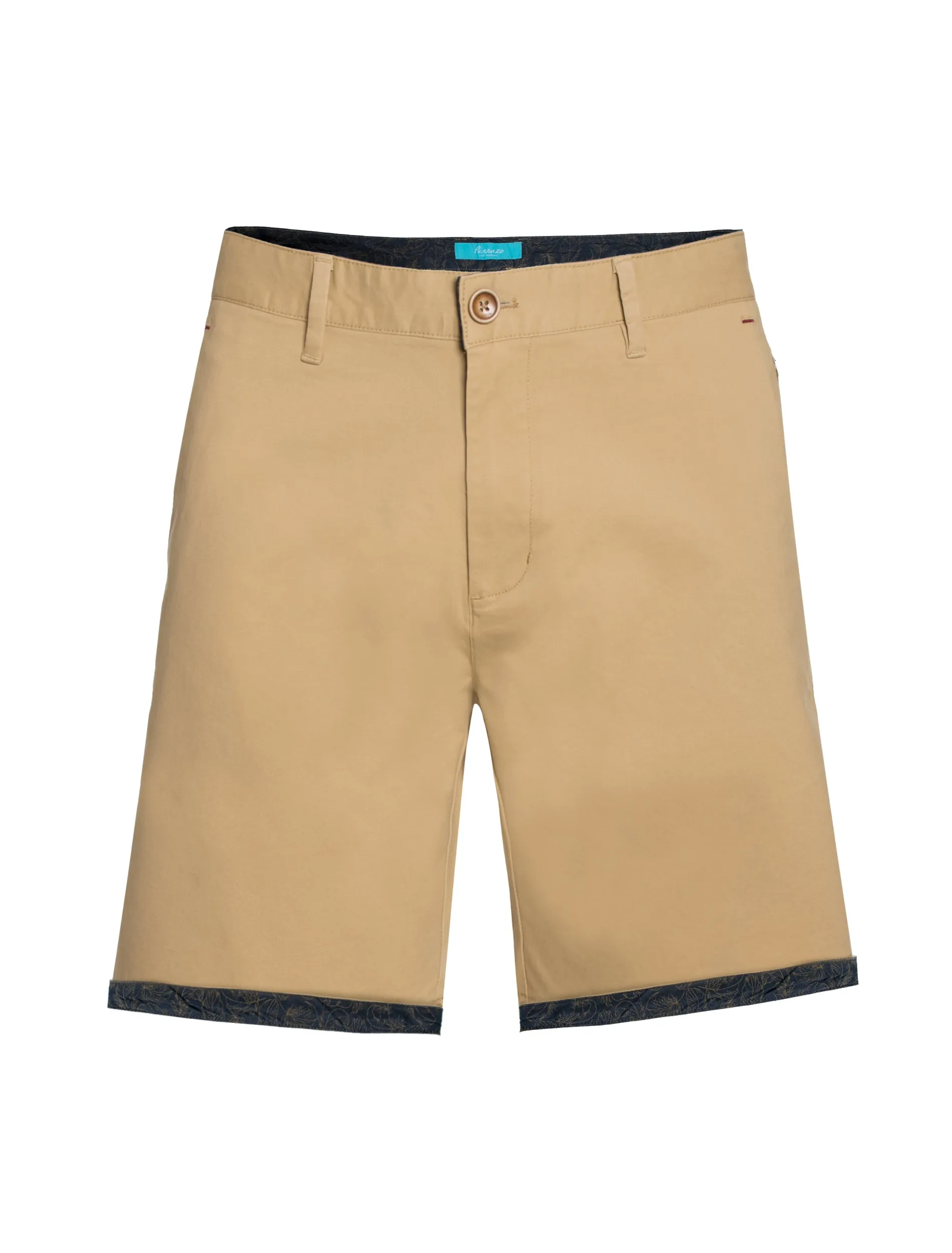 Men's cotton stretch Chino Shorts Khaki 5100