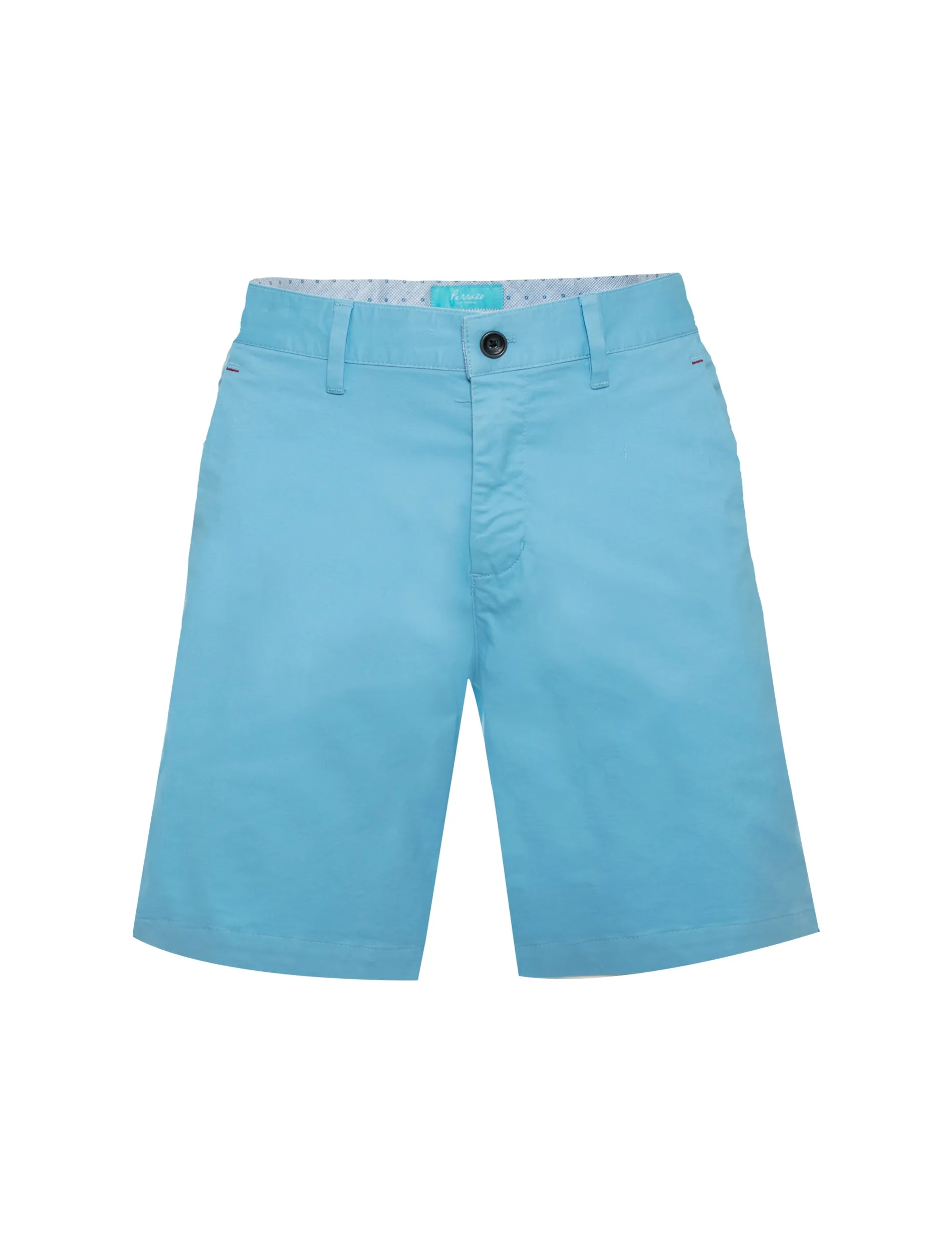 Men's cotton stretch Chino Shorts, Sky 5100