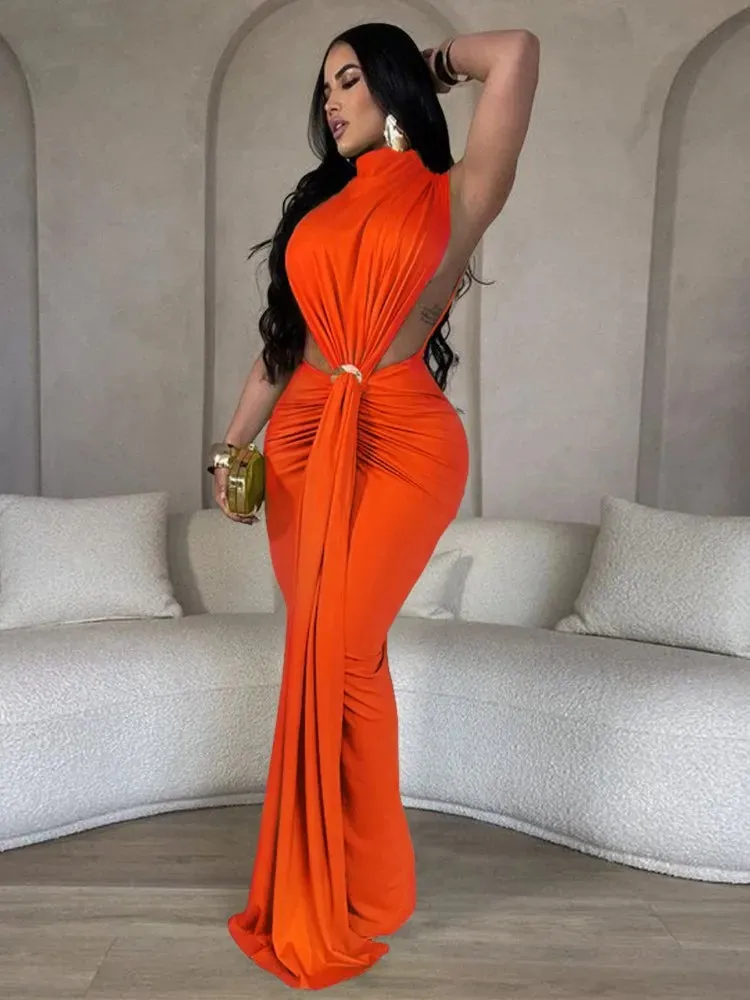 New Era Bodycon Maxi Dress