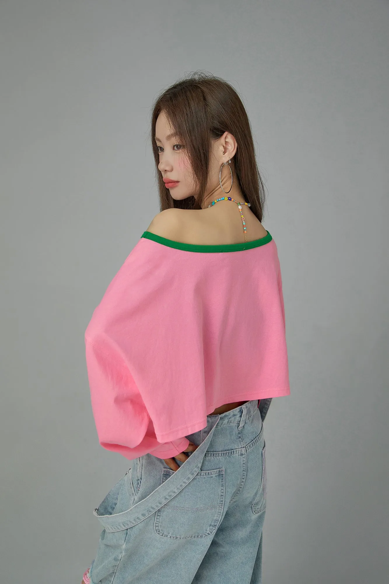 Nice To Meet Chuu Off Shoulder Top