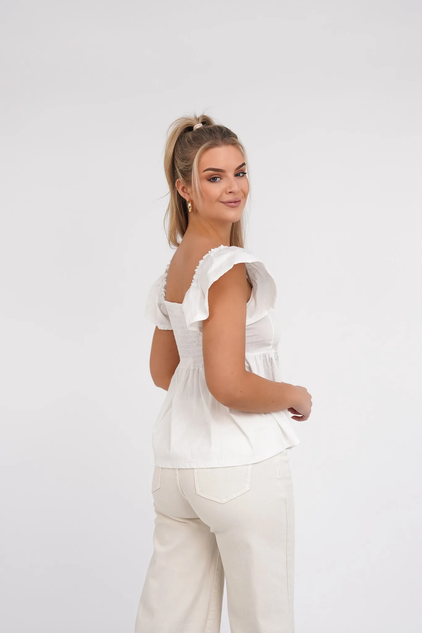 Peplum top wit