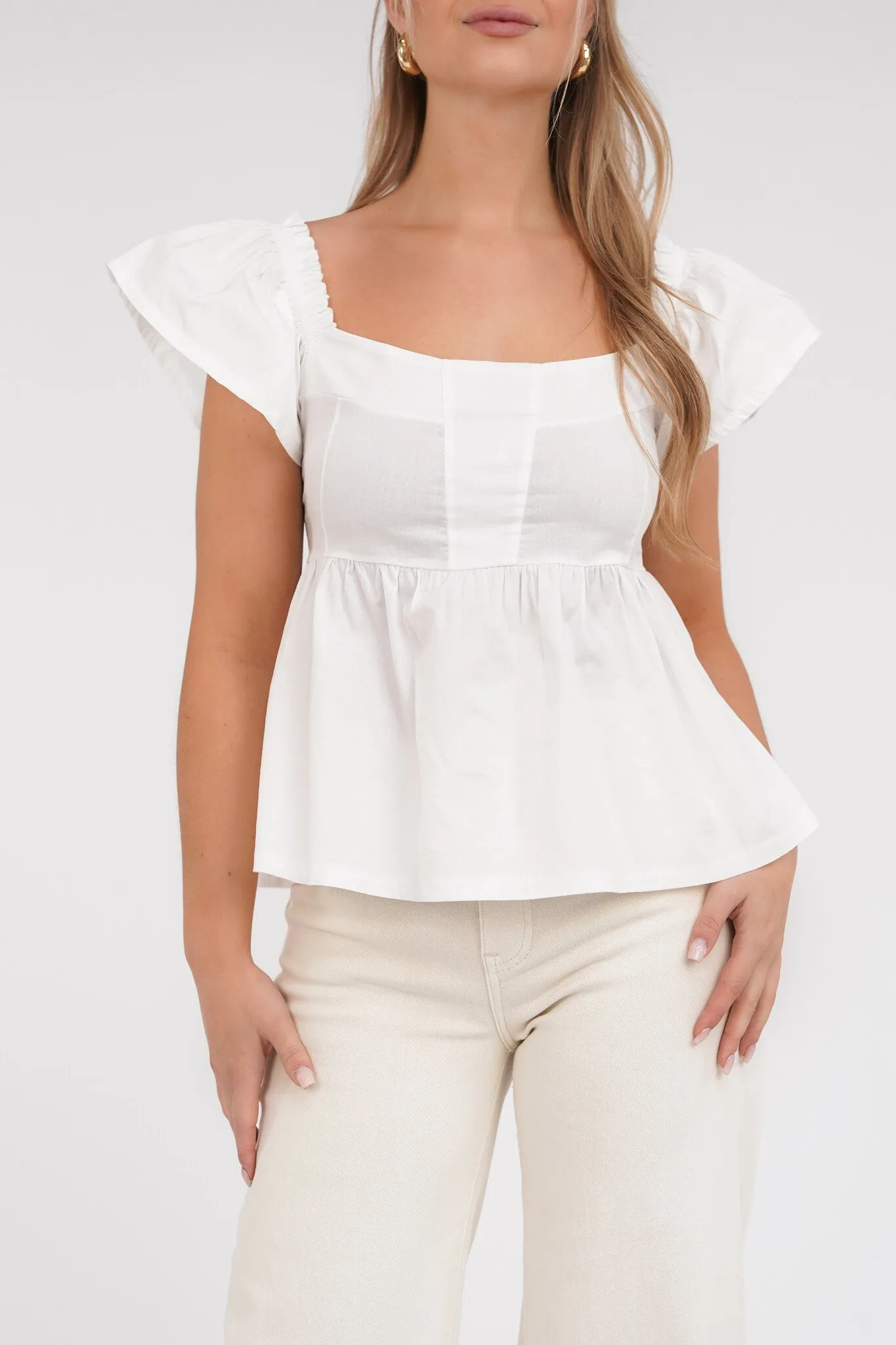 Peplum top wit