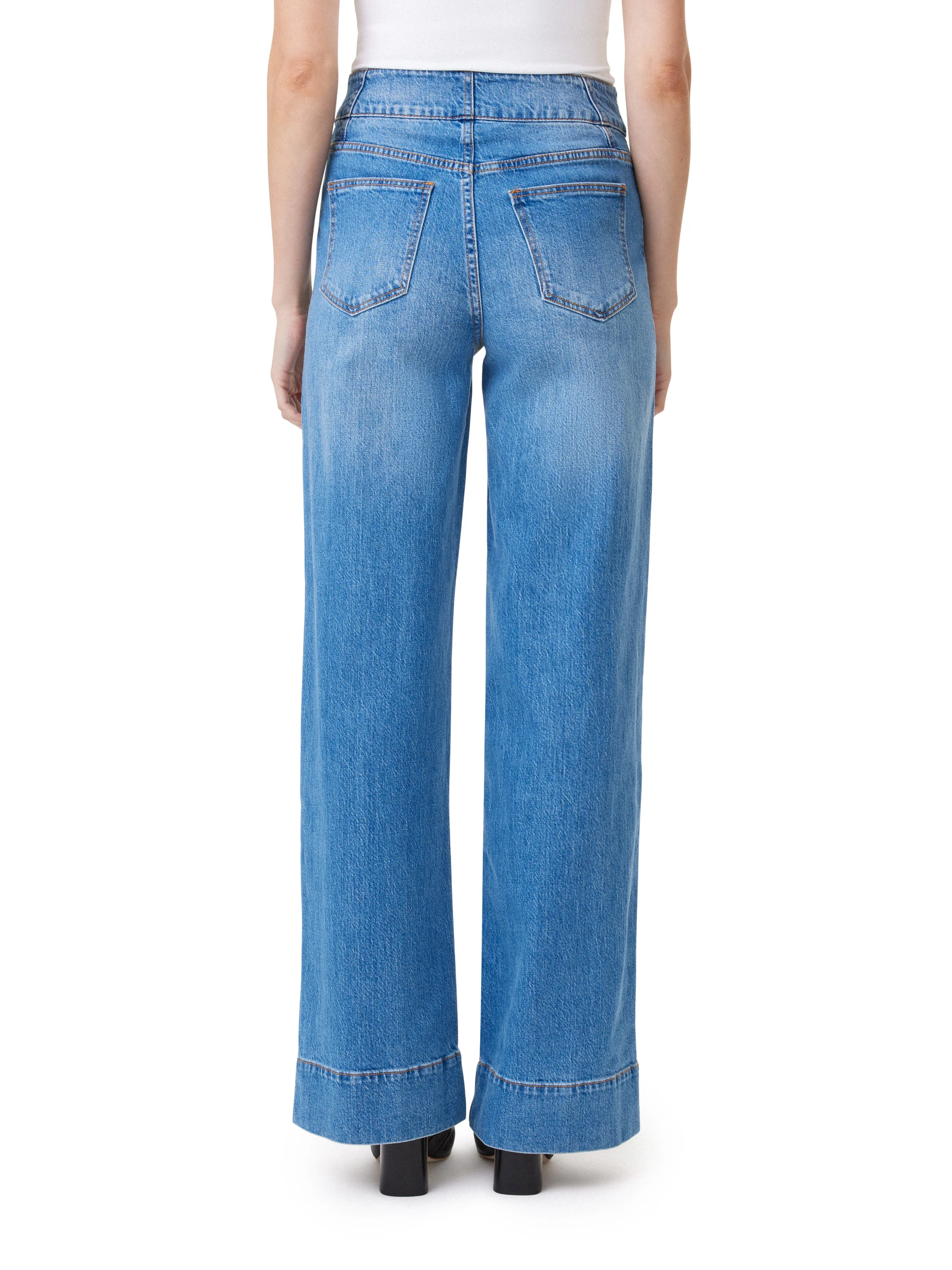 Perry Extended Wide Leg Jeans