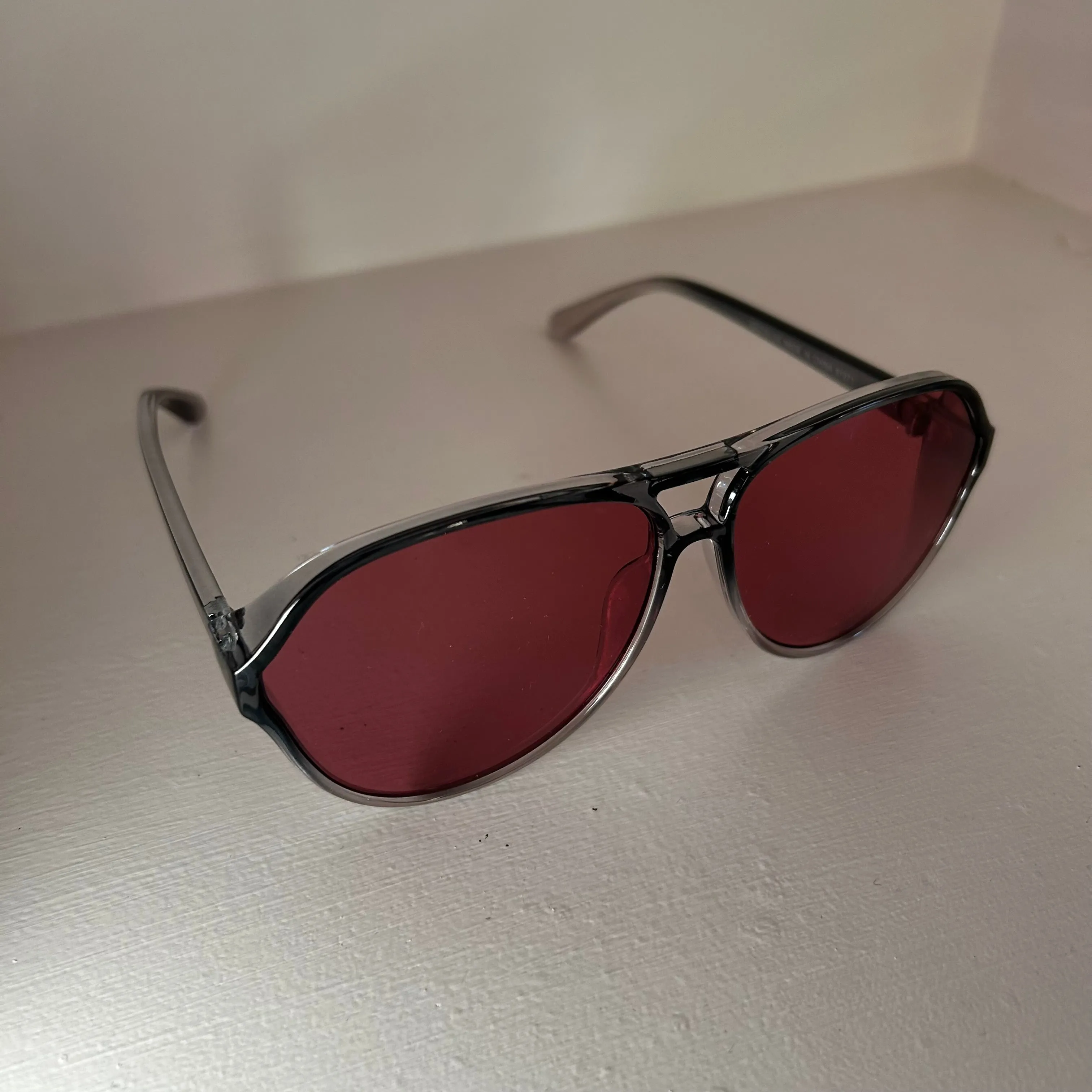 Pink & Brown Retro Aviators