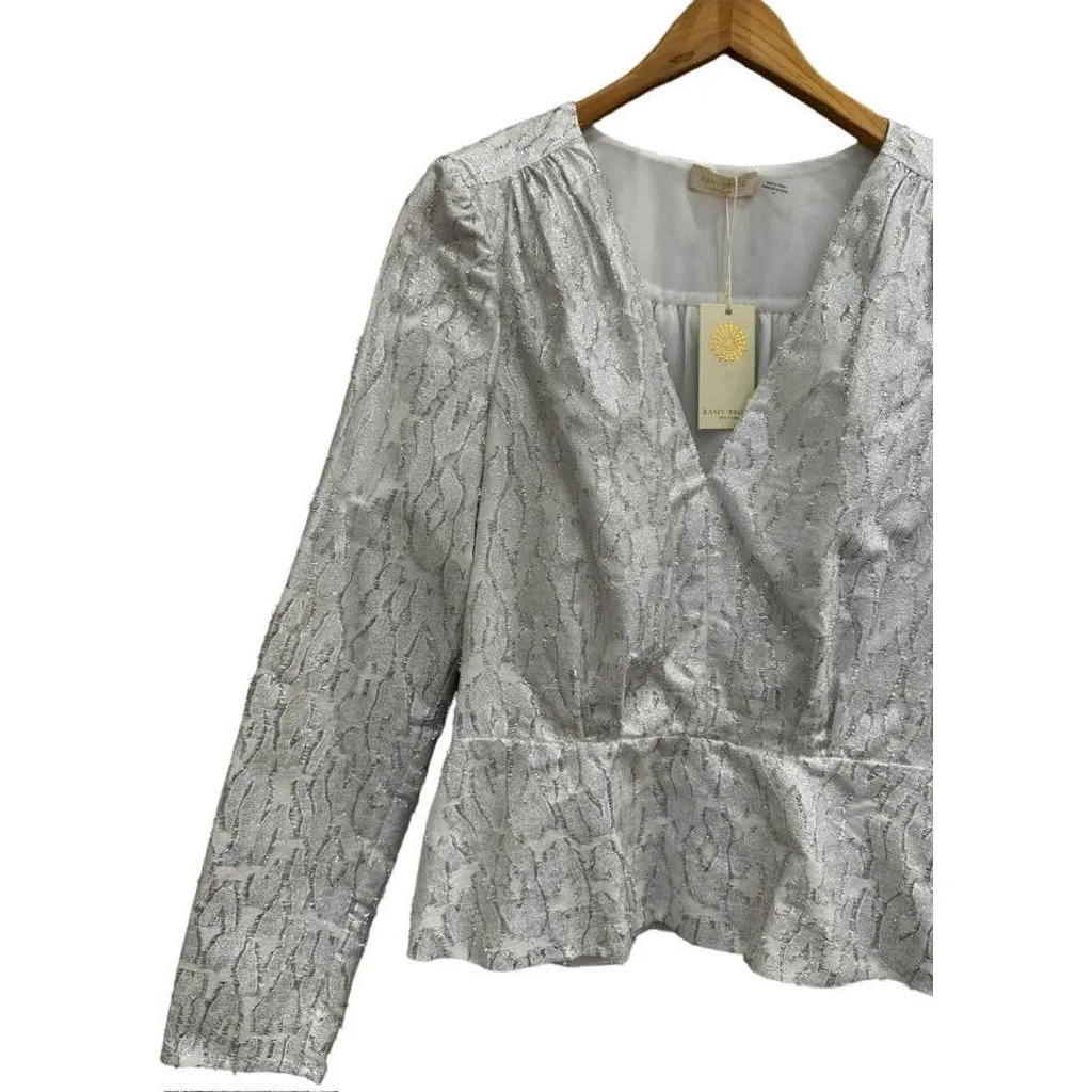 Ramy Brook NWT Rainn Jacquard Top - Size 10 (retails for $395)