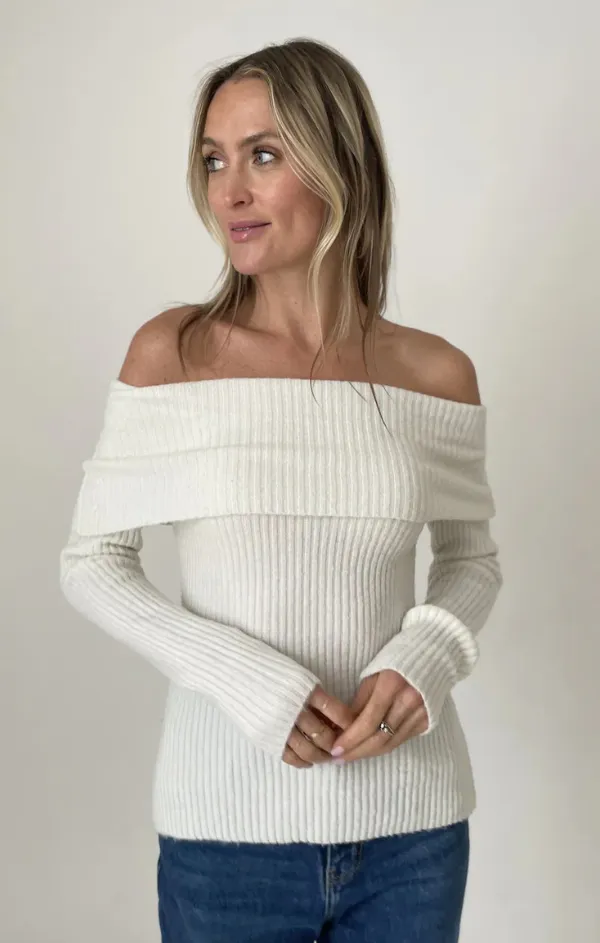 Regina Off the Shoulder Sweater