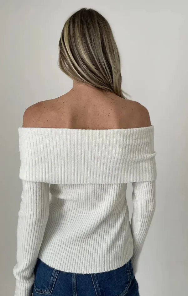 Regina Off the Shoulder Sweater