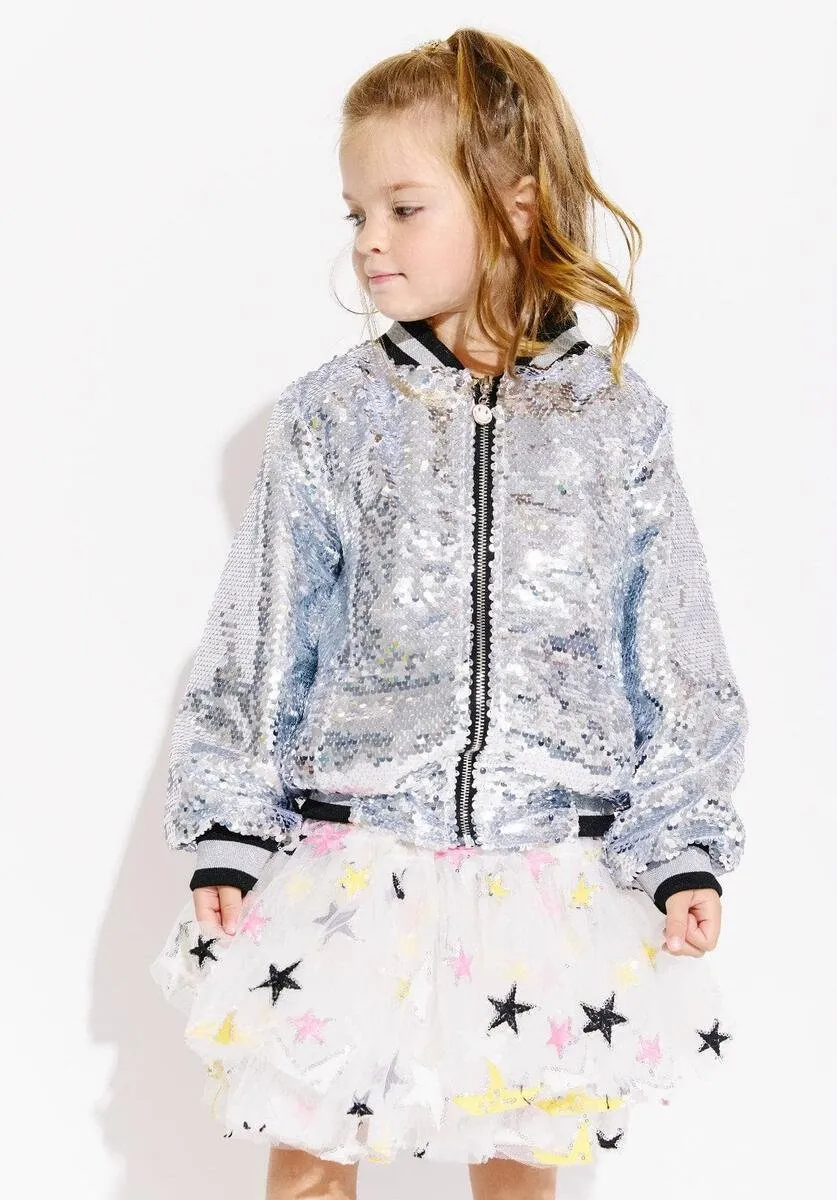 SMILEY EMOJI SEQUIN JACKET