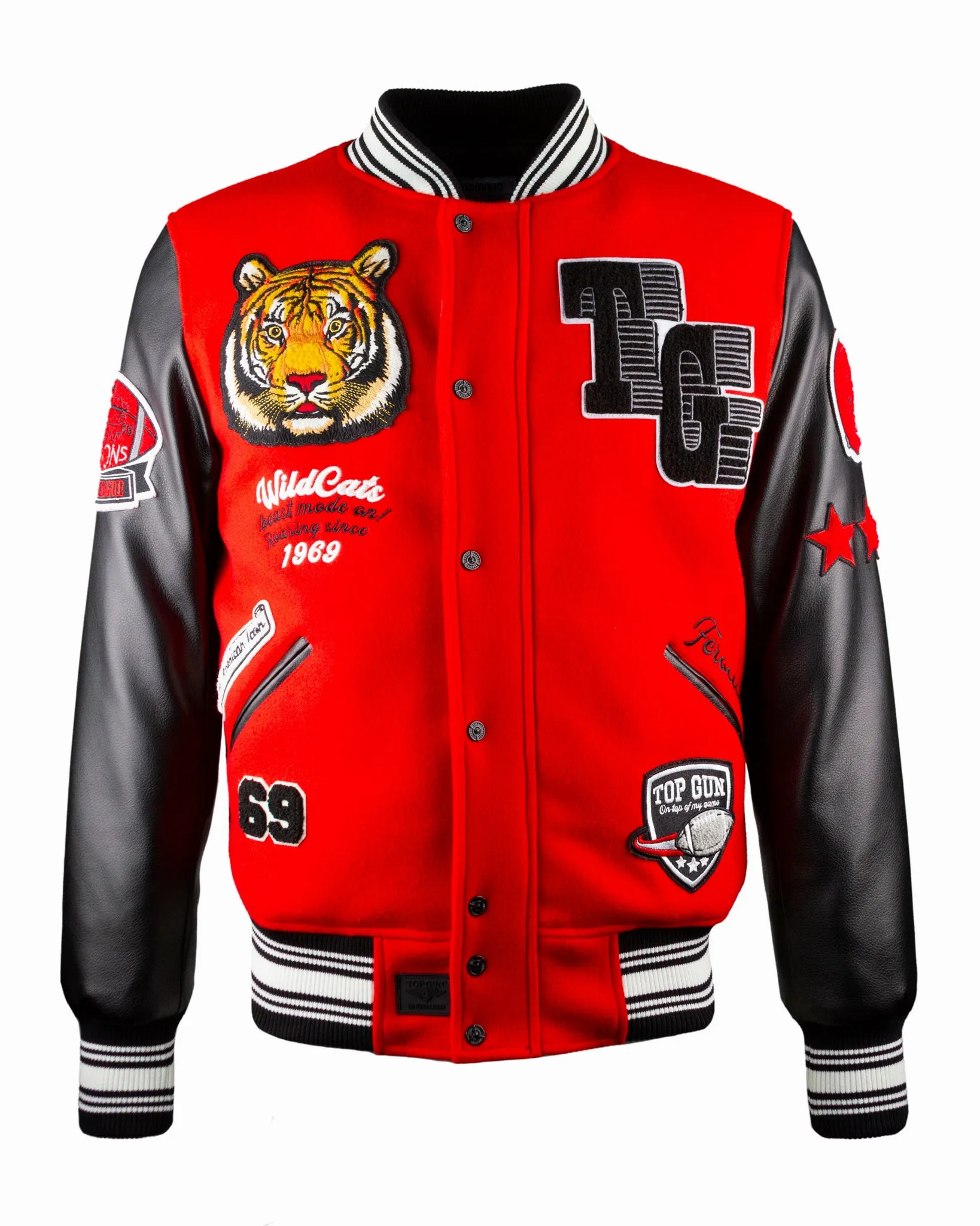 TOP GUN® "WILDCATS" VARSITY JACKET