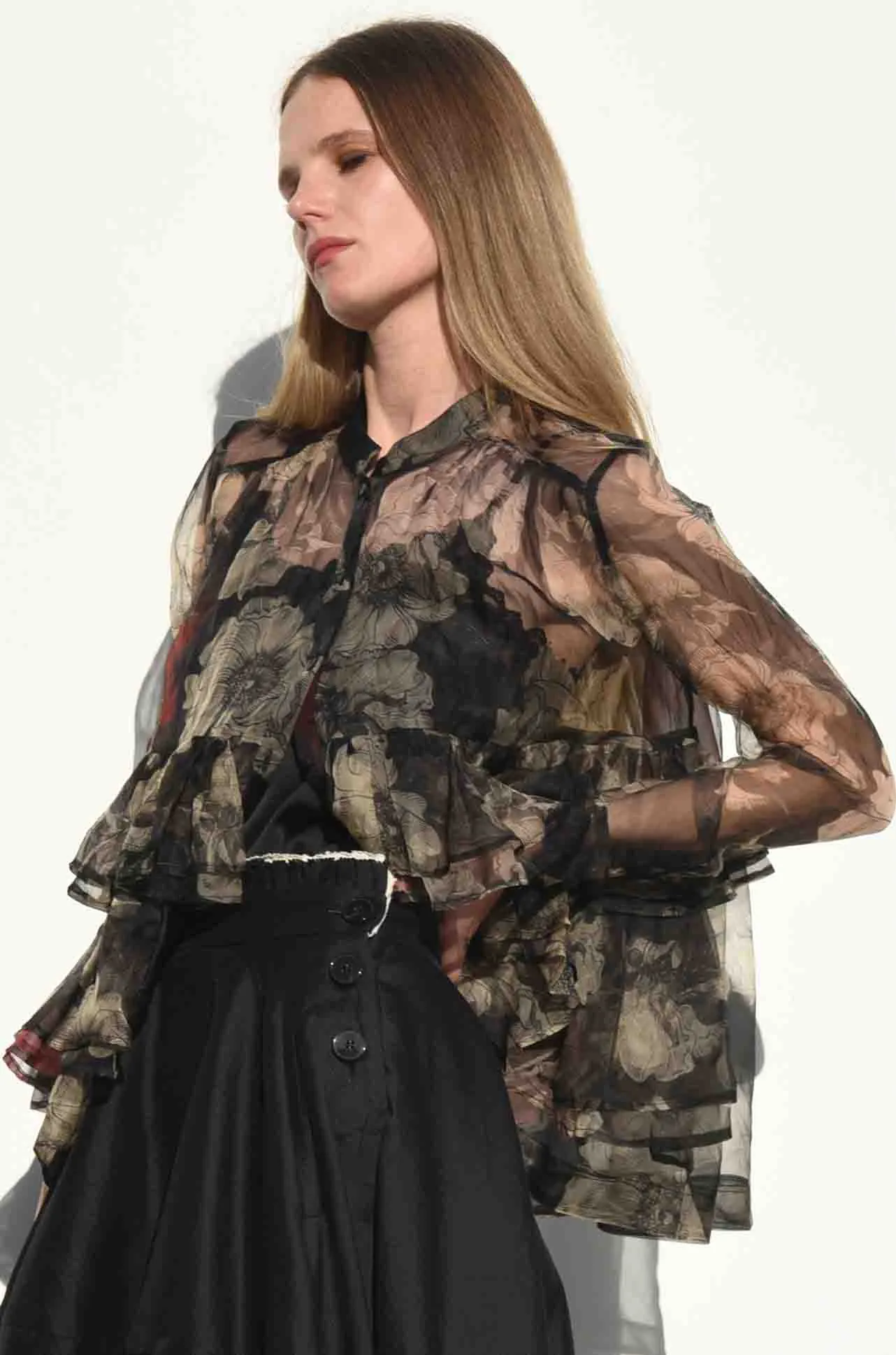 Trelise Cooper - Always Transparent Dusk Frill Dawn Shirt