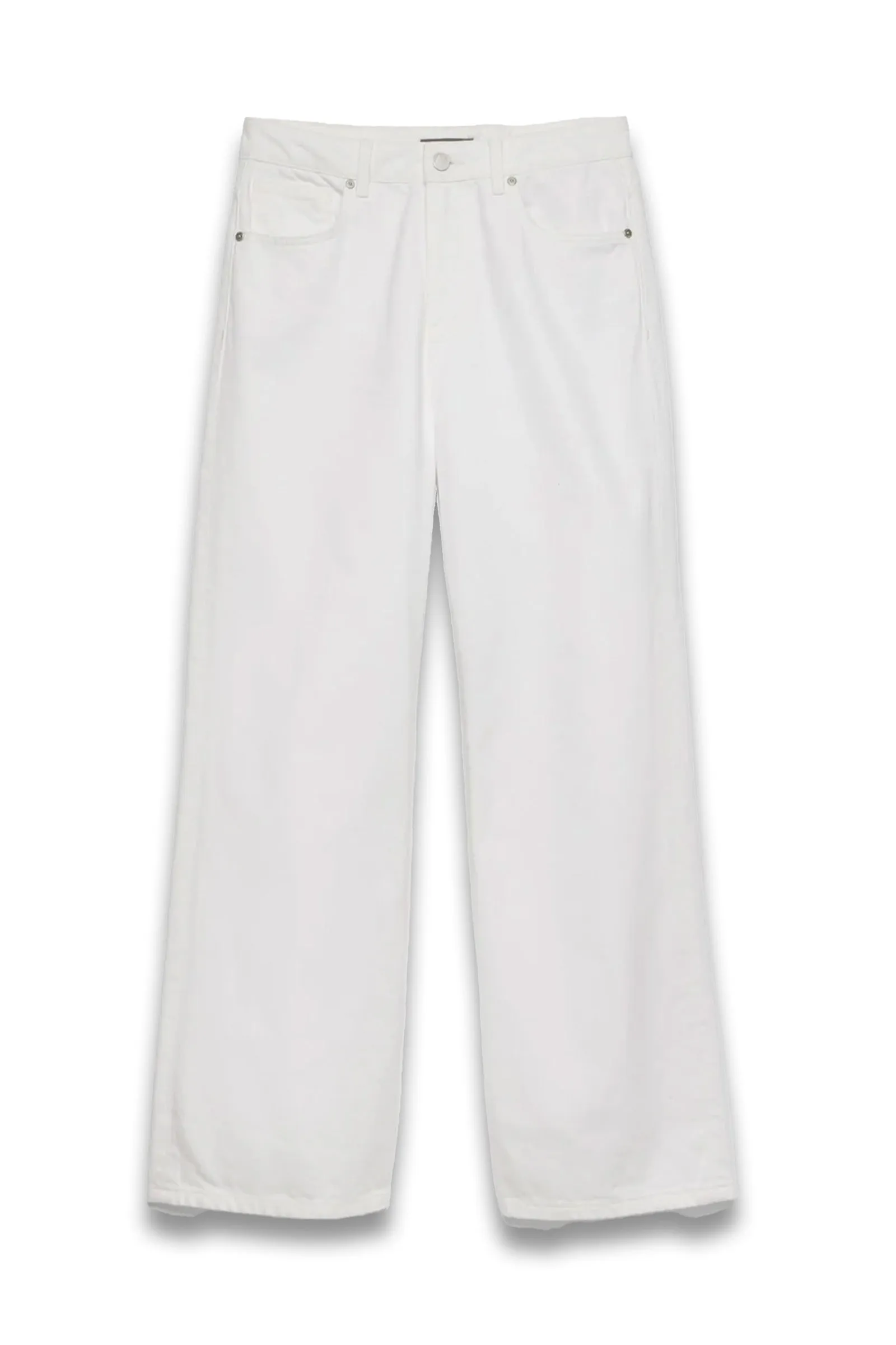 White Workable Wide Jeans