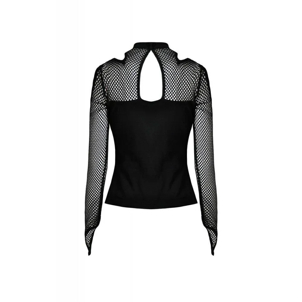 Women's Punk Off-shoulder Sexy Mech Sleeved Tops