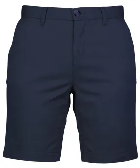 Womens stretch chino shorts | Navy