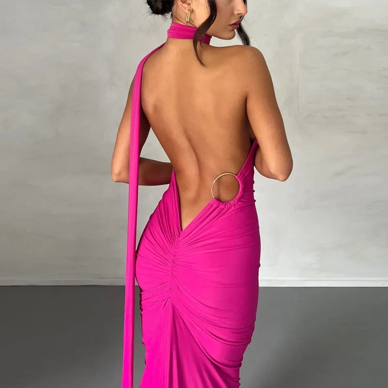 Zida Backless Bodycon Dress